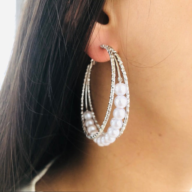 Amy silver earrings