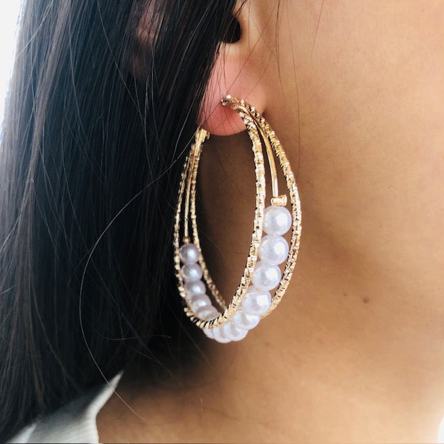 Amy gold earrings