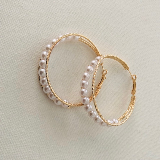 Amy gold earrings