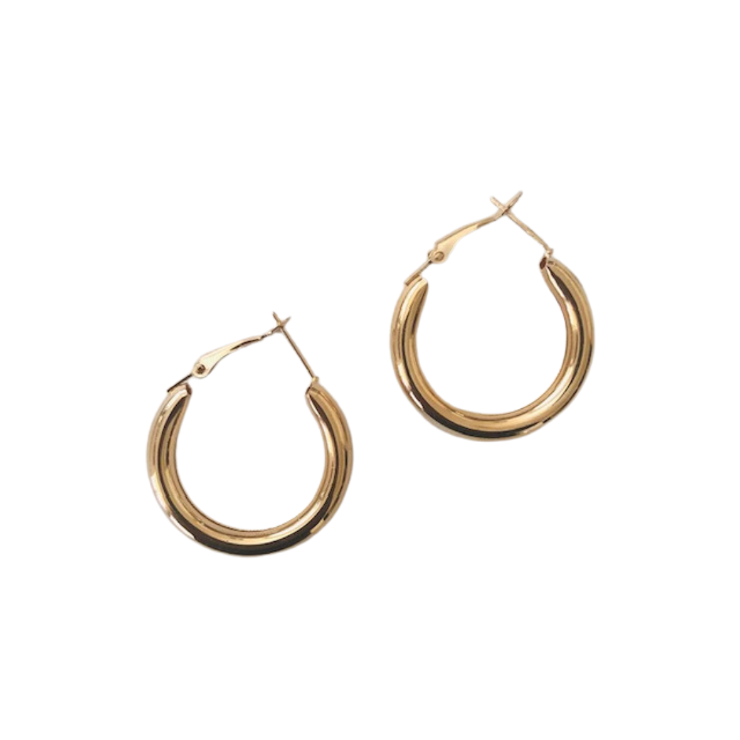 Lula Gold Hoop Earrings