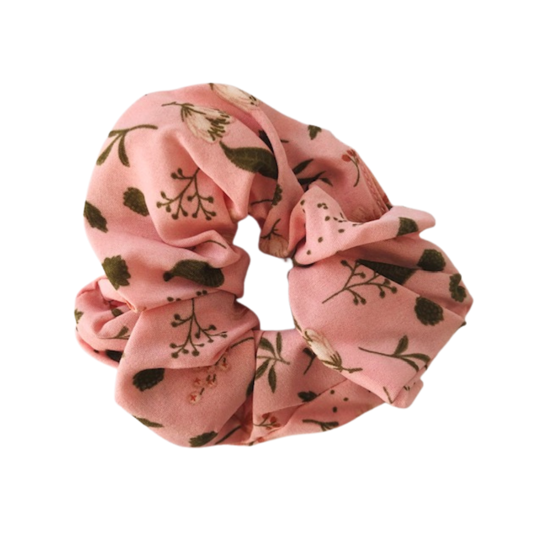 Pink Bahia Scrunchie